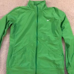 Nike dry fit like green jacket